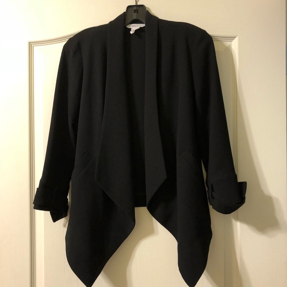 BCBGeneration drape front blazer